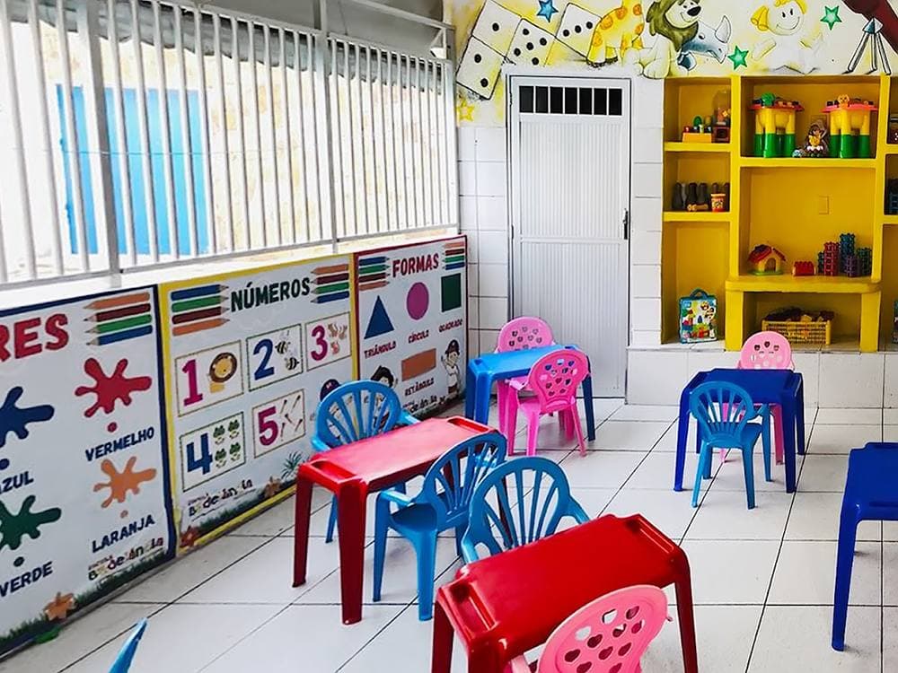 Sala de recreação da Educação Infantil