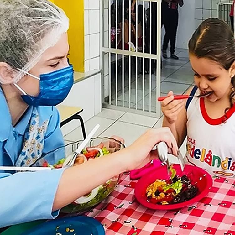 Acompanhamento nutricional na escola
